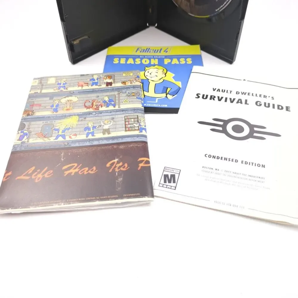 Fallout 4 PC Video Game Open World RPG Survival Guide with Poster